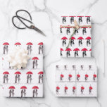 Bridal shower Wedding Anniversary wrapping paper<br><div class="desc">Red umbrella love couple watercolor painting. Hand painted watercolor. Perfect for bridal shower, wedding gift, anniversary. Great for couple.</div>