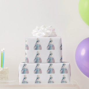 Bridal Shower Wedding Dress Bride to Be Wrapping Paper