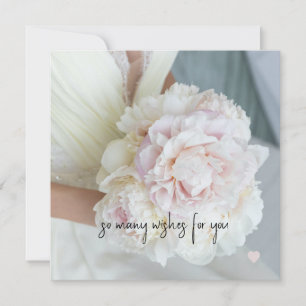 Bridal Shower/Wedding Flat Greeting Card