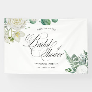 bridal shower welcome sign, eucalyptus bridal sign