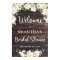 Bridal Shower welcome sign rustic wood greenery