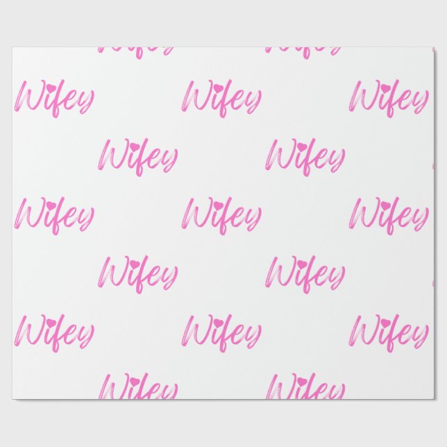 Bridal shower  wrapping paper (Flat)