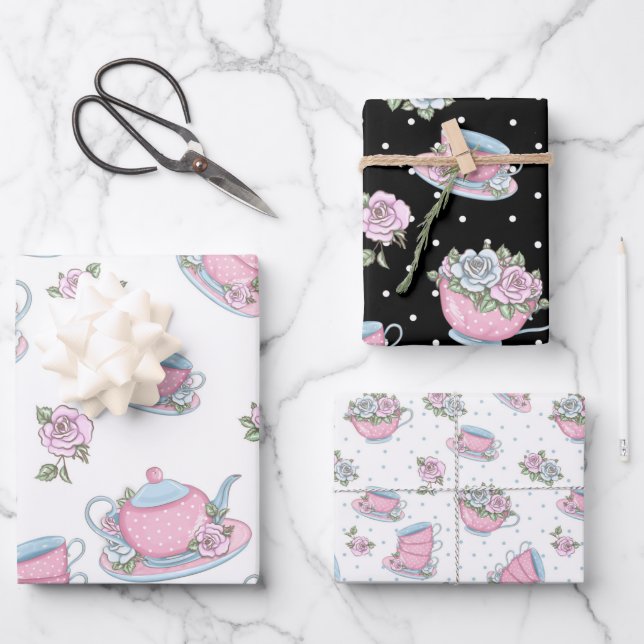 Bridal Shower Wrapping Paper Sheet (Front)