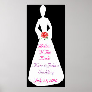 Bridal Silhouette I Mother Of The Bride Poster