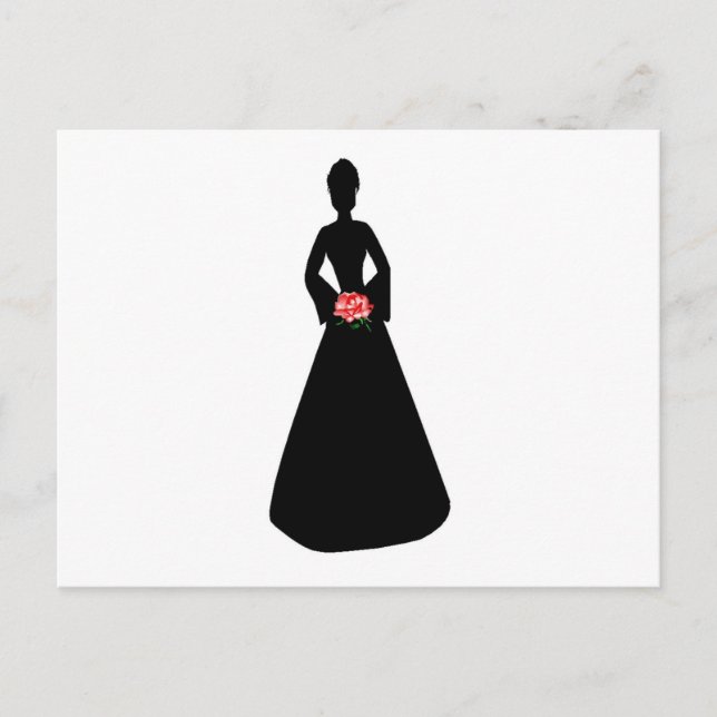 Bridal Silhouette Postcard (Front)