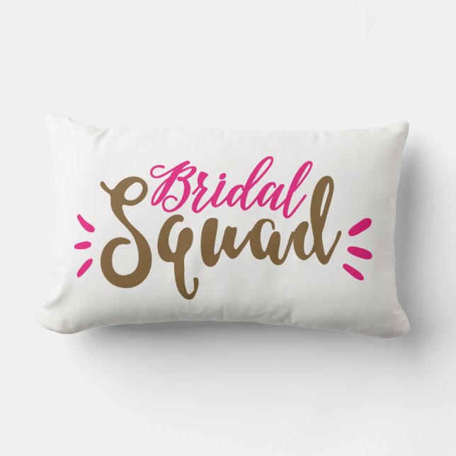 Bridal Squad Lumbar Pillow (Front)