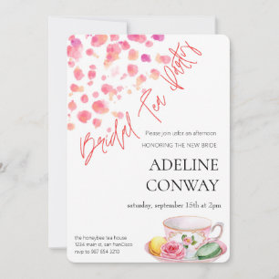 Bridal Tea Celebration Invitation