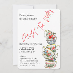 Bridal Tea Celebration Invitation