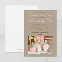 Bridal Tea Invitation