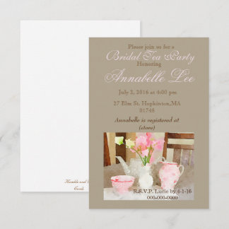 Bridal Tea Invitation