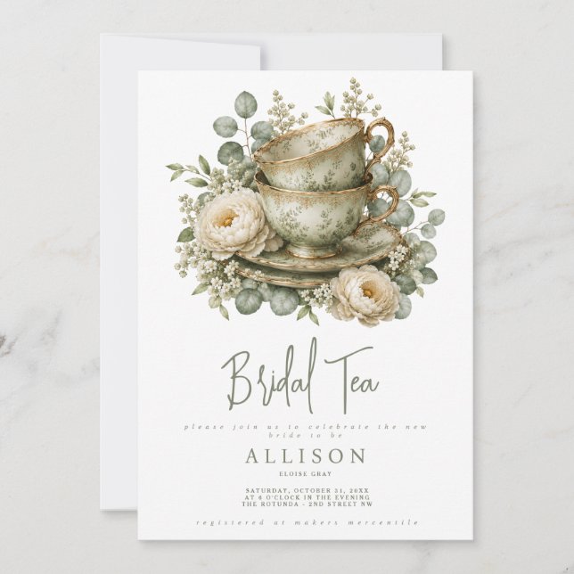 Bridal Tea Invitation (Front)