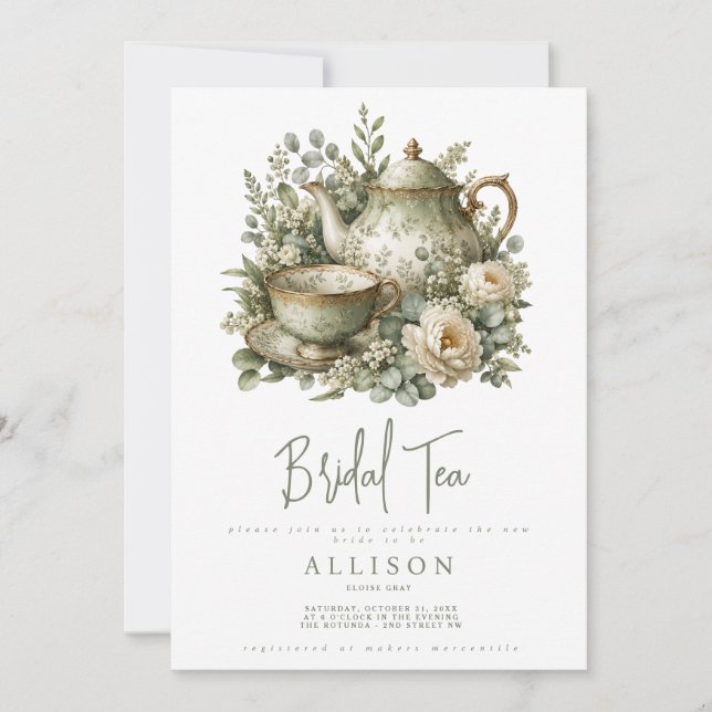 Bridal Tea Invitation (Front)