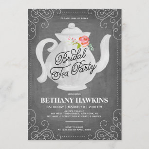 Bridal Tea Party Bridal Shower Invitation