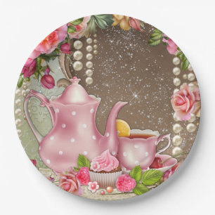 Bridal Tea Party Bridal Shower Paper Plate