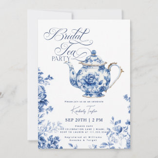 Bridal Tea Party Chinoiserie Bridal Shower Invitation