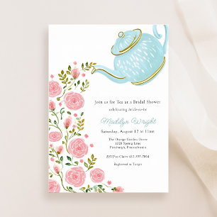 Bridal Tea Party Shower  Invitation