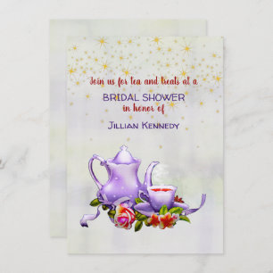 Bridal Tea Party Shower Invitation