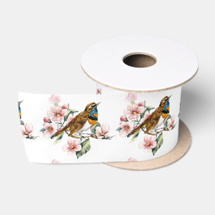 Bridal Tea Party Watercolors  Satin Ribbon