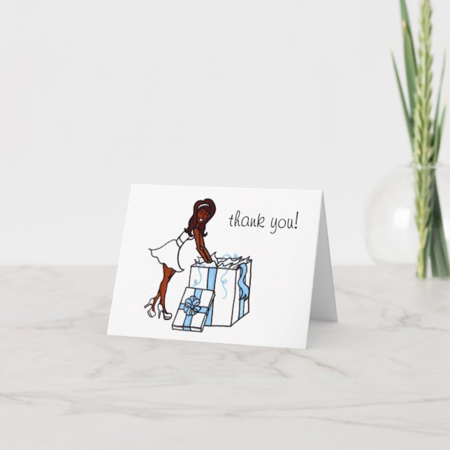 Bridal Thank You (blank) Card (Front)