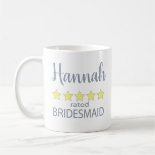 Bridal & Wedding Party 5 Star Bridesmaid Coffee Mug