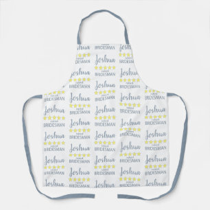 Bridal & Wedding Party 5 Star Bridesman Apron