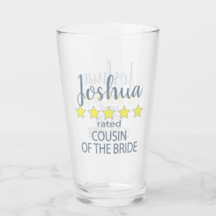 Bridal & Wedding Party 5 Star Cousin of Bride Glass