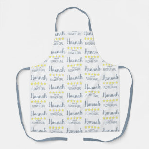 Bridal & Wedding Party 5 Star Flower Girl Apron