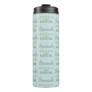 Bridal & Wedding Party 5 Star Flower Girl Thermal Tumbler