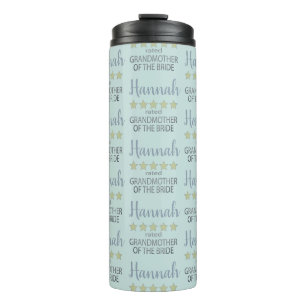 Bridal & Wedding Party 5 Star Grandmother of Bride Thermal Tumbler