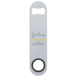 Bridal & Wedding Party 5 Star Groomsman Bar Key