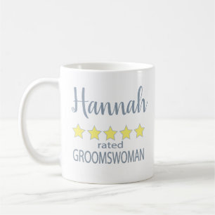 Bridal & Wedding Party 5 Star Groomswoman Coffee Mug