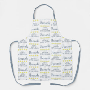 Bridal & Wedding Party 5 Star Mother 0f Groom Apron