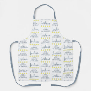 Bridal & Wedding Party 5 Star Nephew of Bride Apron