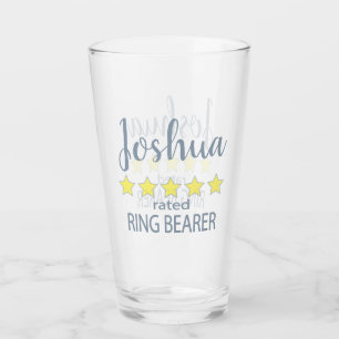 Bridal & Wedding Party 5 Star Ring Bearer Glass