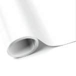 Bridal White Wrapping Paper<br><div class="desc">Classic bright and pure white for weddings, Bridal White is the traditional colour for marriage ceremonies, stationery, invitations, wrapping paper, ribbons, gifts, and of course, the wedding dress. Bridal White is the perfect foil and background for wedding accent colours, as it makes such a vivid contrast. Stunning Bridal White is...</div>