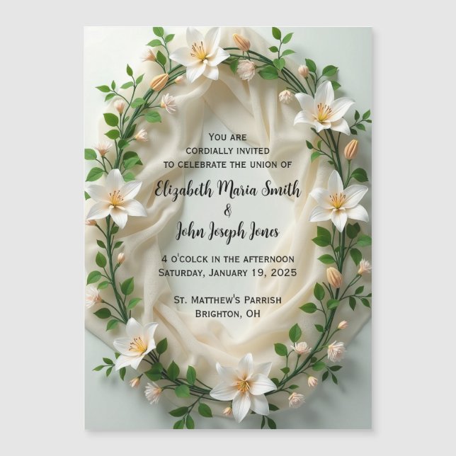 Bridal Wreath Invitation (Front)