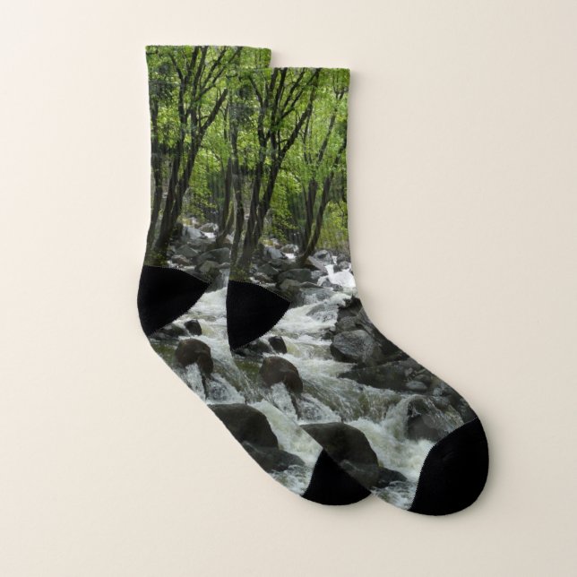 Bridalveil Creek in Yosemite National Park Socks (Pair)