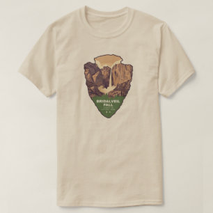 Bridalveil Fall Yosemite National Park Arrowhead T-Shirt