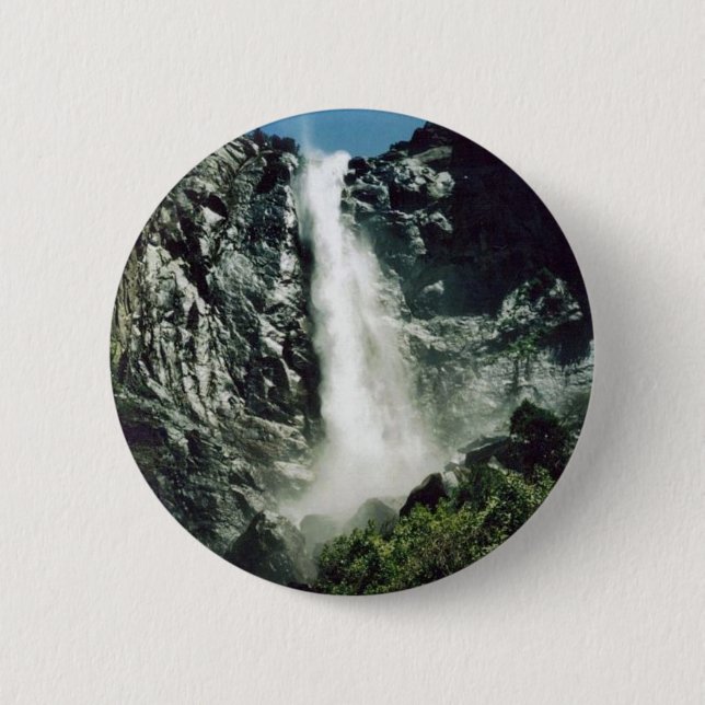 Bridalveil Falls 2 Inch Round Button (Front)