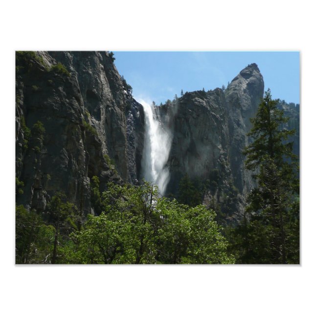 Bridalveil Falls at Yosemite National Park Photo Print (Front)