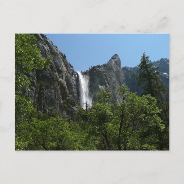 Bridalveil Falls at Yosemite National Park Postcard (Front)