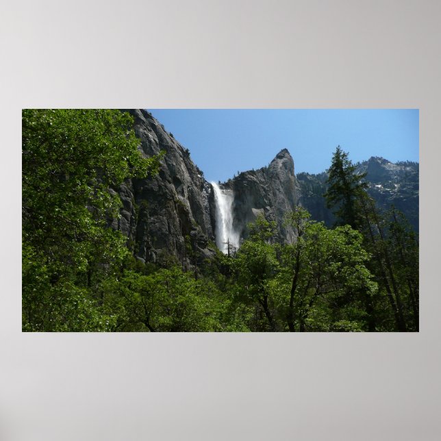 Bridalveil Falls at Yosemite National Park Poster (Front)