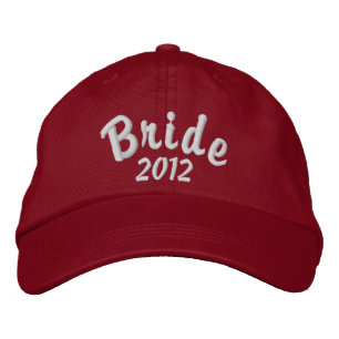 Bride 2012 embroidered hat