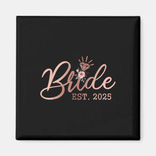 Bride 2025 Bachelorette Party Wedding Married Brid Magnet