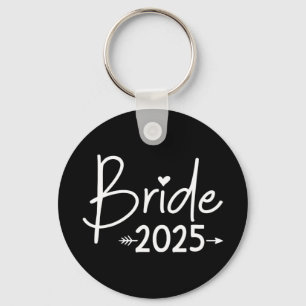 Bride 2025 For Wedding Or Bachelorette Party Keychain