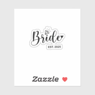 Bride 2025 Spring Wedding Announcement Marriage