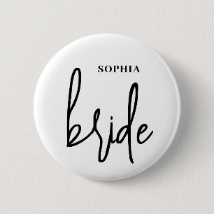 Bride 2 inch round button