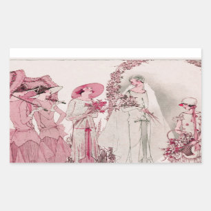 Bride and attendents sticker