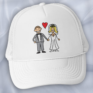 Bride And Groom (Add Your Own Text) Trucker Hat
