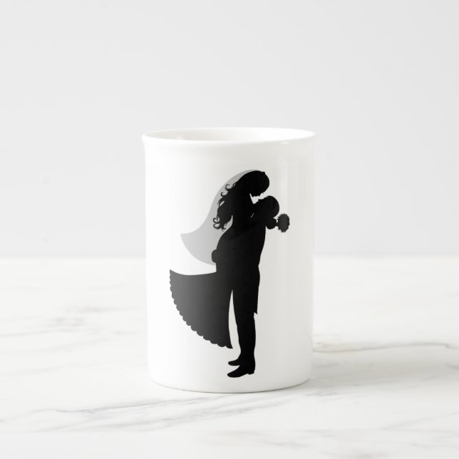 BRIDE AND GROOM BONE CHINA MUG (Front)
